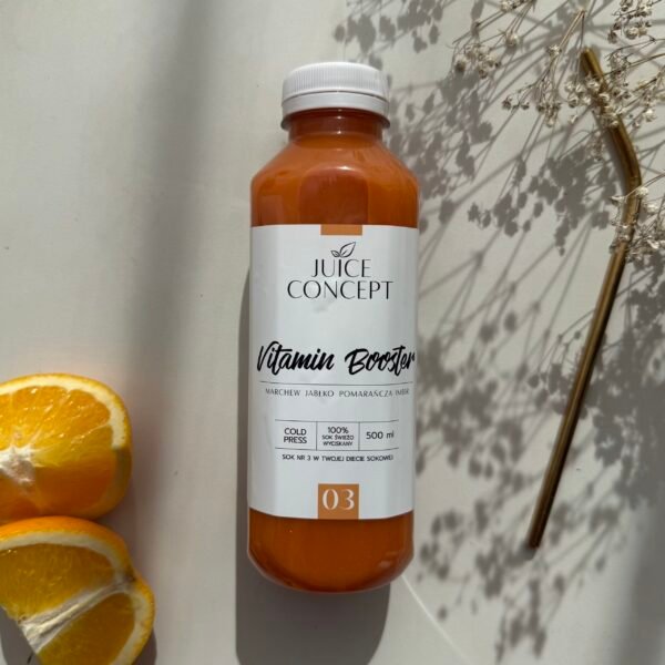 VITAMIN BOOSTER marchewka, pomarańcza, jabłko, imbir